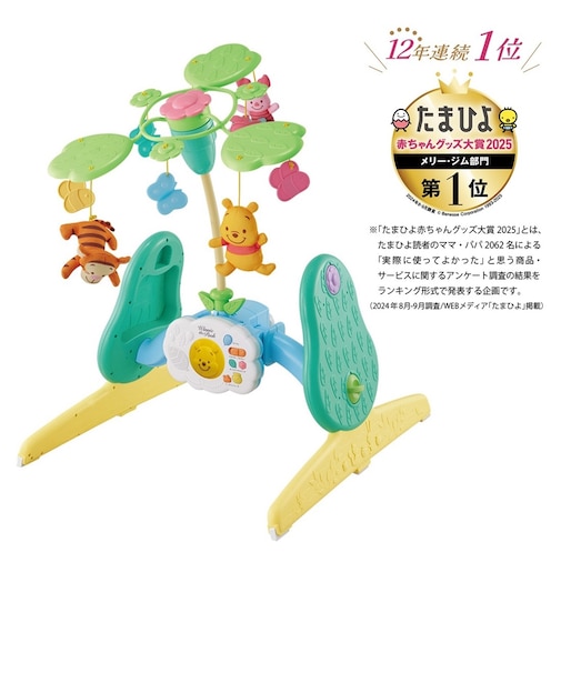 えらべる回転 6WAY ジムにへんしんメリー プラス くまのプーさん
