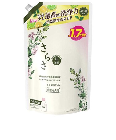 さらさ 洗剤ジェル つめかえ 超ジャンボサイズ 1260g
