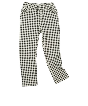 [キッズ]いつものパンツ10分丈　裏毛　レギュラー　柄　チャコールグレー