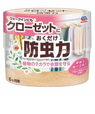 クローゼットにおくだけ 防虫力 フローラルソープ