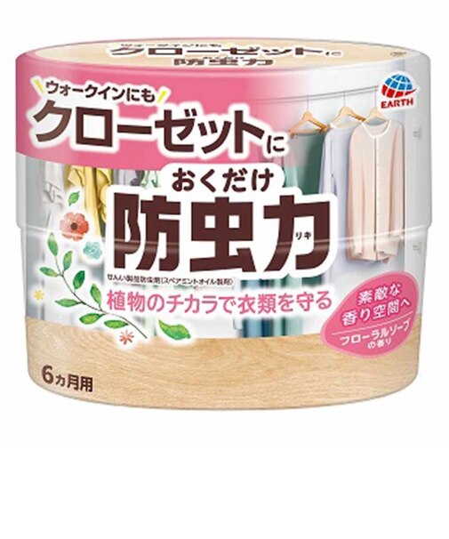 クローゼットにおくだけ 防虫力 フローラルソープ