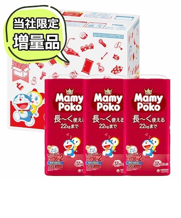 【特別配送料有】[パンツ]マミーポコ ビッグ38枚 ドラえもん×3