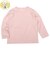 [キッズ]いつものTシャツ　長袖　天竺素材　ピンク