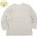 [キッズ]いつものTシャツ　長袖　天竺素材　アイボリー