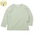 [キッズ]いつものTシャツ　長袖　天竺素材　グリーン