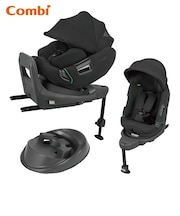 〇[ISOFIX取付×回転式]THE S premium R129 エッグショック VA プレミアムブラック 2025年モデル チャイルドシート