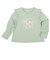 [キッズ]長袖Tシャツ　パネルプリント　ペパーミント
