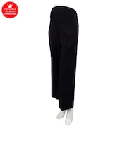 おなかhugパンツ（ワイドシルエット）　ブラック