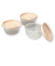 離乳食 保存容器 洗いやすい丸型 150mL