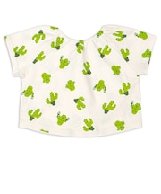 前後どちらでもOKTシャツ　グリーン