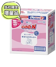 【特別配送料有】[テープ]グーン ゆるうんちモレ０へ 新生児用 72枚×2