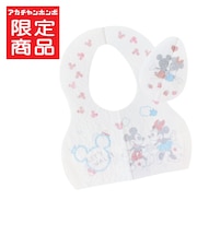 カトラリー置き付き フワフワやさしい 3層式 ミニエプロン ミッキー&ミニー 10枚入