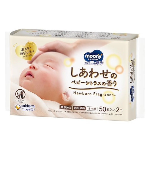 ムーニー おしりふき しあわせの香り 50枚×2パック