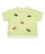 [キッズ]半袖　Tシャツ　飛び刺しゅう　グリーン