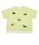 [キッズ]半袖　Tシャツ　飛び刺しゅう　グリーン