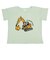 [ベビー]半袖Tシャツ　パネル　キミドリ