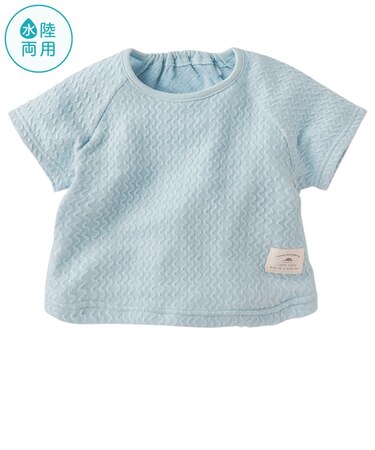 じゃぶじゃぶTシャツ サックス