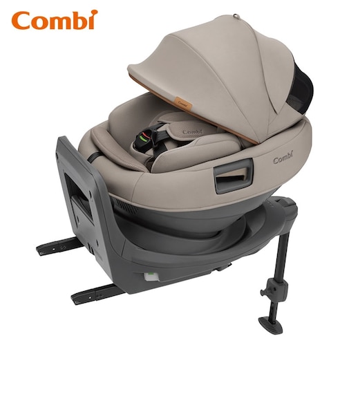 〇[ISOFIX取付×回転式]THE S R129 エッグショック ロッタ ZH サーブルベージュ 2026年モデル チャイルドシート