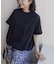 《一部WEB限定追加2》フレンチスリーブボーダーTシャツ