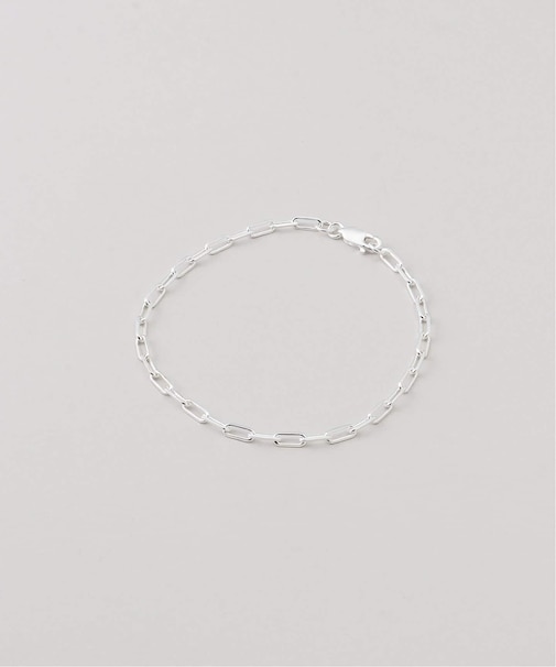 【Artisav/アルティサヴ】silver rectangular chain bracele:ブレスレット