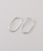 【Artisav/アルティサヴ】 silver earring large oval:ピアス