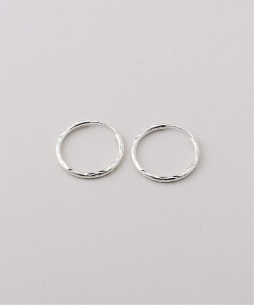 【Artisav/アルティサヴ】 silver hoop earring round:ピアス