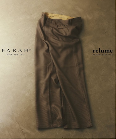 FARAH / ファーラー 別注 パイプステム スラックス