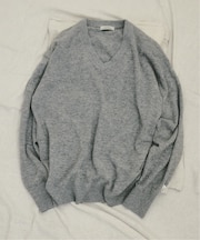 COLLINS VILLE WOOL / コリンズ ビル ウールニット Vネック
