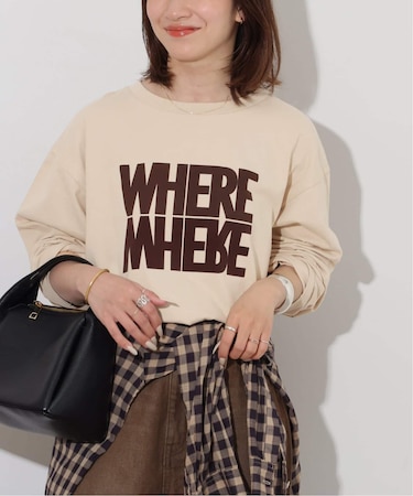 WHEREロングスリーブTEE