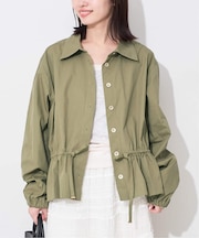 ONE TEASPOON/ワンティースプーン シャツジャケット TIE WAIST COTTON SHI