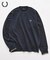 FRED PERRY / フレッドペリー TIPPED CREWNECK SWEATSHIRT