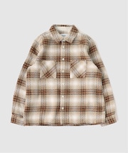 【WAX LONDON / ワックス ロンドン】オーバーシャツ NATURAL ECRU