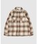 【WAX LONDON / ワックス ロンドン】オーバーシャツ NATURAL ECRU