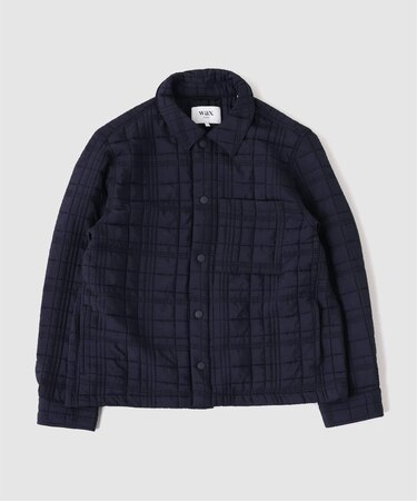 【WAX LONDON / ワックス ロンドン】 オーバーシャツ NAVY