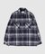 【WAX LONDON / ワックス ロンドン】オーバーシャツ NAVY ECRU