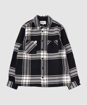 【WAX LONDON / ワックス ロンドン】WHITING OVERSHIRT OS GRID CHK