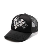 SUPPLIER / サプライヤー Cross Leather Patch Mesh Cap