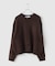 NOMANUAL / ノーマニュアル EASE ROUND NECK CARDIGAN