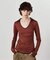 Knuth Marf / クヌースマーフ u-neck slim top