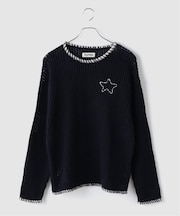 PLATEAU STUDIO / プラトースタジオ Star knit crewneck