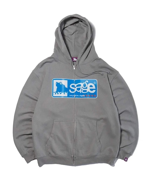 SAGE / セイジ Sign Zip Hoodie