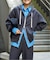 VINTAGE LIKE SWEAT ZIP HOODIE