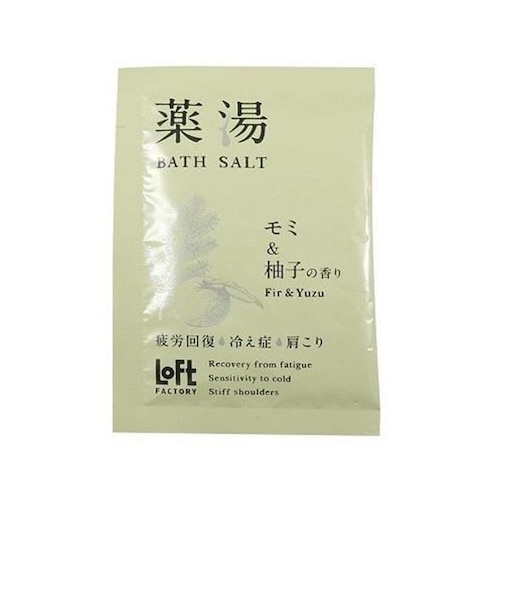 薬湯 モミ&柚子の香り 1回分 30g【ロフト限定】(医薬部外品)