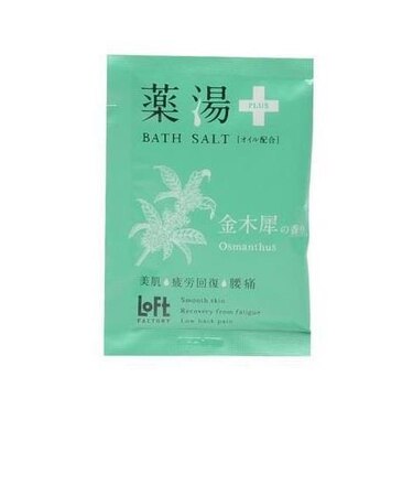 薬湯プラス　金木犀の香り　１回分　３０ｇ（医薬部外品）【ロフト限定】
