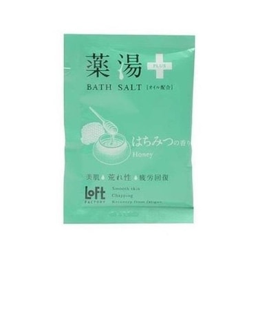 薬湯プラス　はちみつの香り　１回分　３０ｇ（医薬部外品）【ロフト限定】