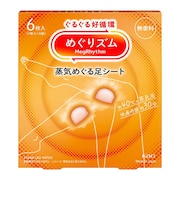 蒸気めぐる足シート 無香料 6枚入
