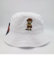 gifthat BEAR BUCKET HAT ゴルフ　ホワイトL/XL