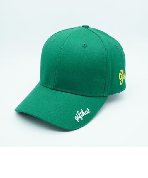 gifthat EmbroideryBaseBall CAP BIG GRN