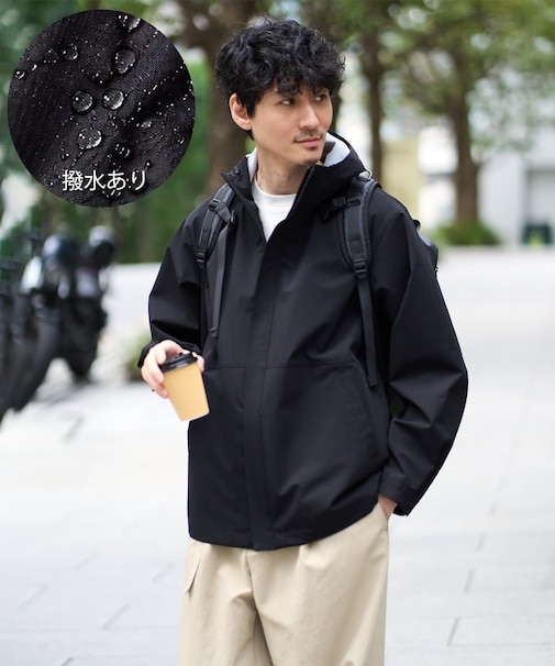 ＼去年の人気No.1ジャケット／　SORONAラミネートコーティングマウンテンパーカー【撥水・防風・花粉防止・ストレッチ】