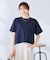 大人のクロップド刺繍Tシャツ【UVカット・接触冷感】
